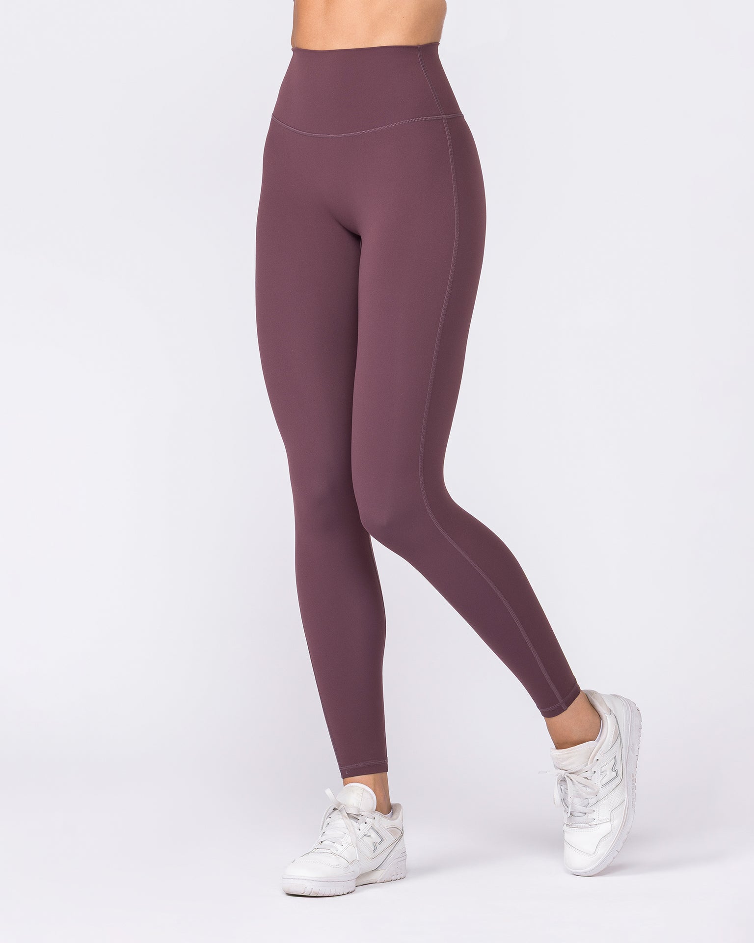 Aura Peachy High Invisible Scrunch Ankle Leggings - Dark Cherry-Leggings-XXS-032606DKCHRY-XXS-MNAPPRL48897-2-Muscle Nation