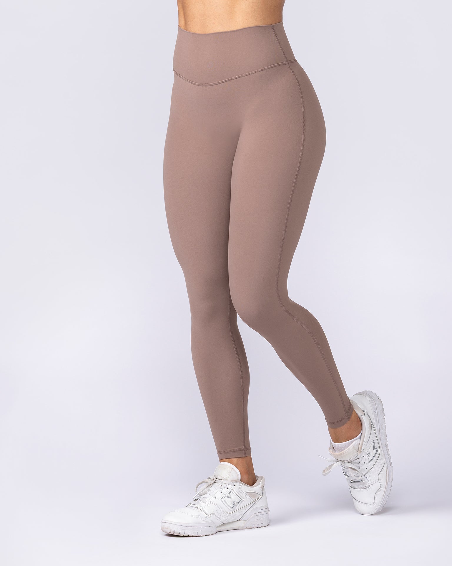 Aura Peachy Invisible Scrunch Ankle Leggings - Cookie