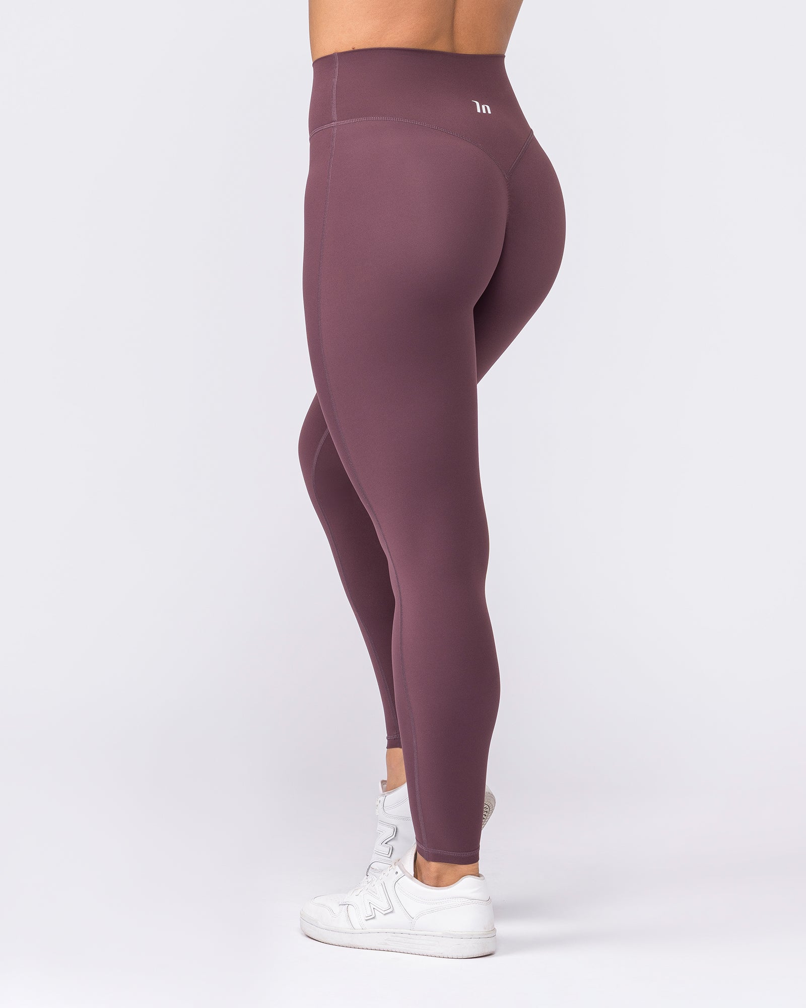 Aura Peachy Invisible Scrunch Ankle Leggings - Dark Cherry-Leggings-XXS-032605DKCHRY-XXS-MNAPPRL49068-5-Muscle Nation
