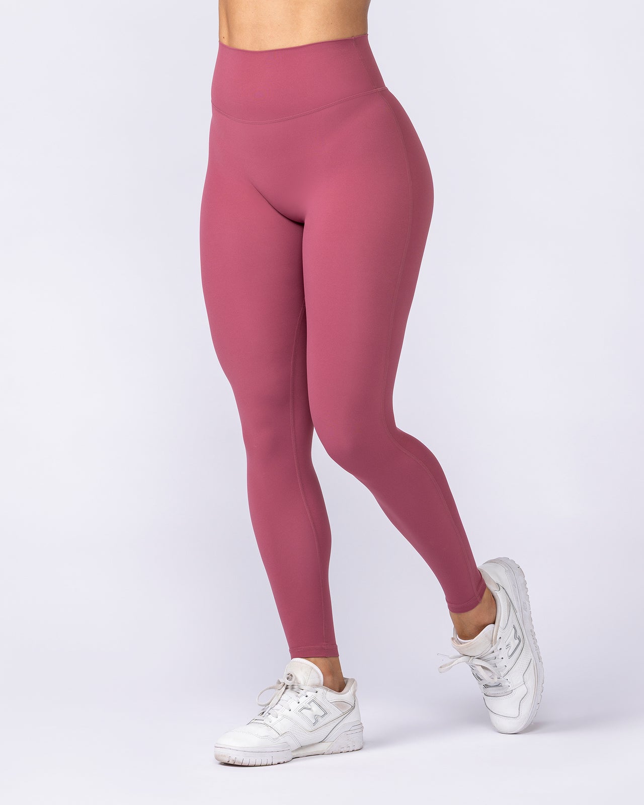 Aura Peachy Invisible Scrunch Ankle Leggings - Maple