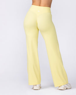 Aura Straight Leg Leggings Regular - Zesty Lemon