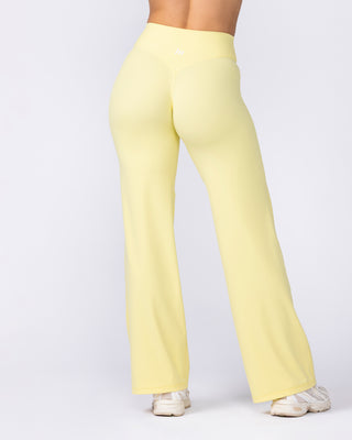 Aura Straight Leg Leggings Regular - Zesty Lemon