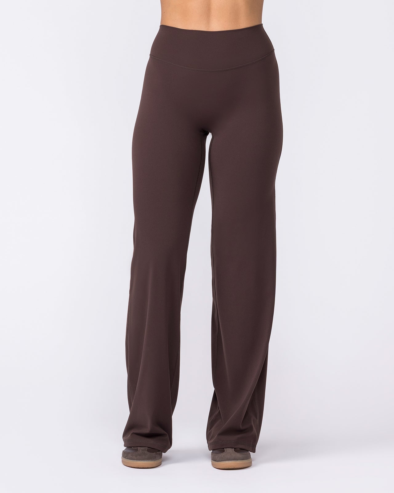 Aura Straight Leg Leggings Short - Cocoa-Leggings-XXS-032656SCOCOA-XXS-MNAPPRL51578-5-Muscle Nation