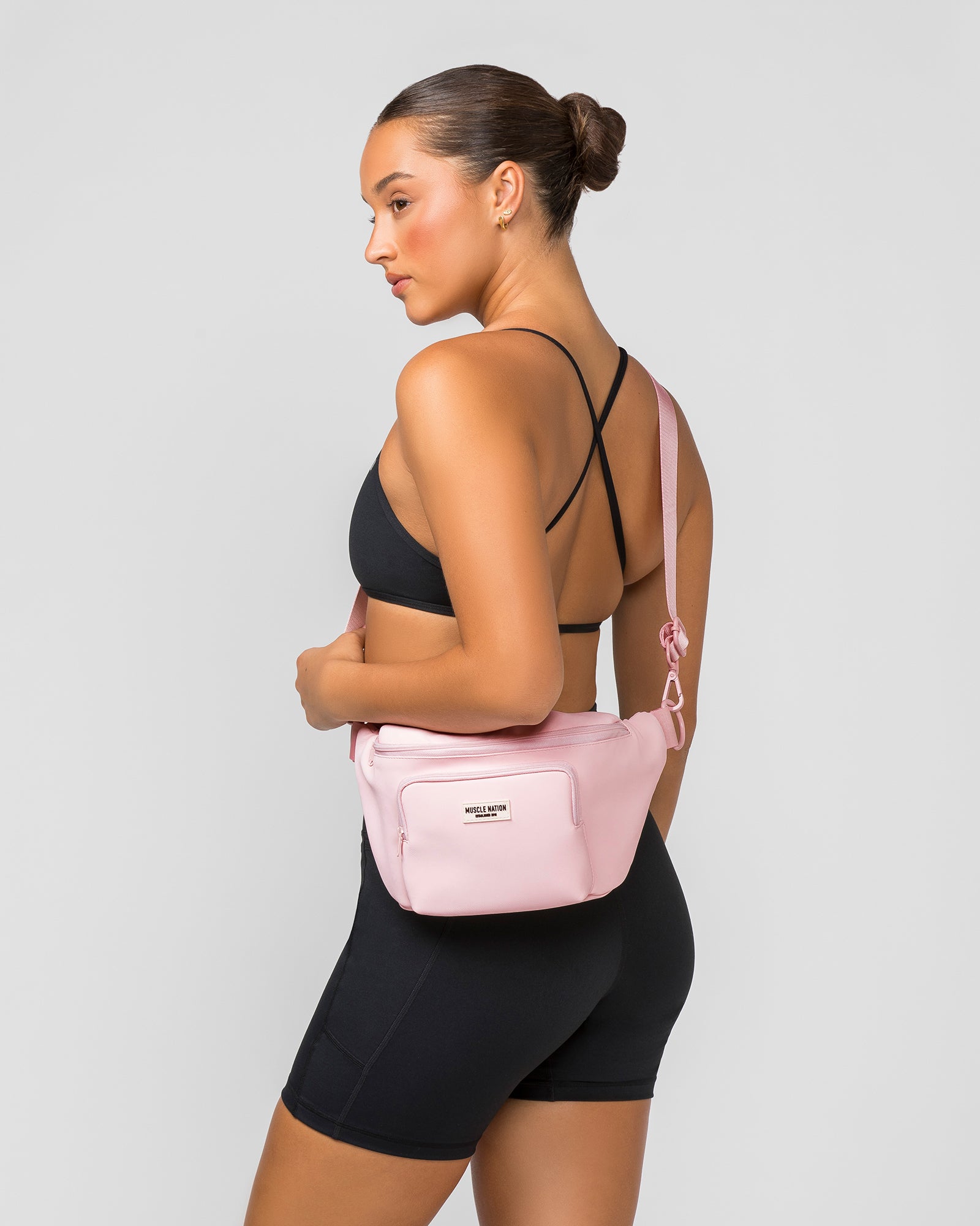 Cross Body Bag - Pale Pink