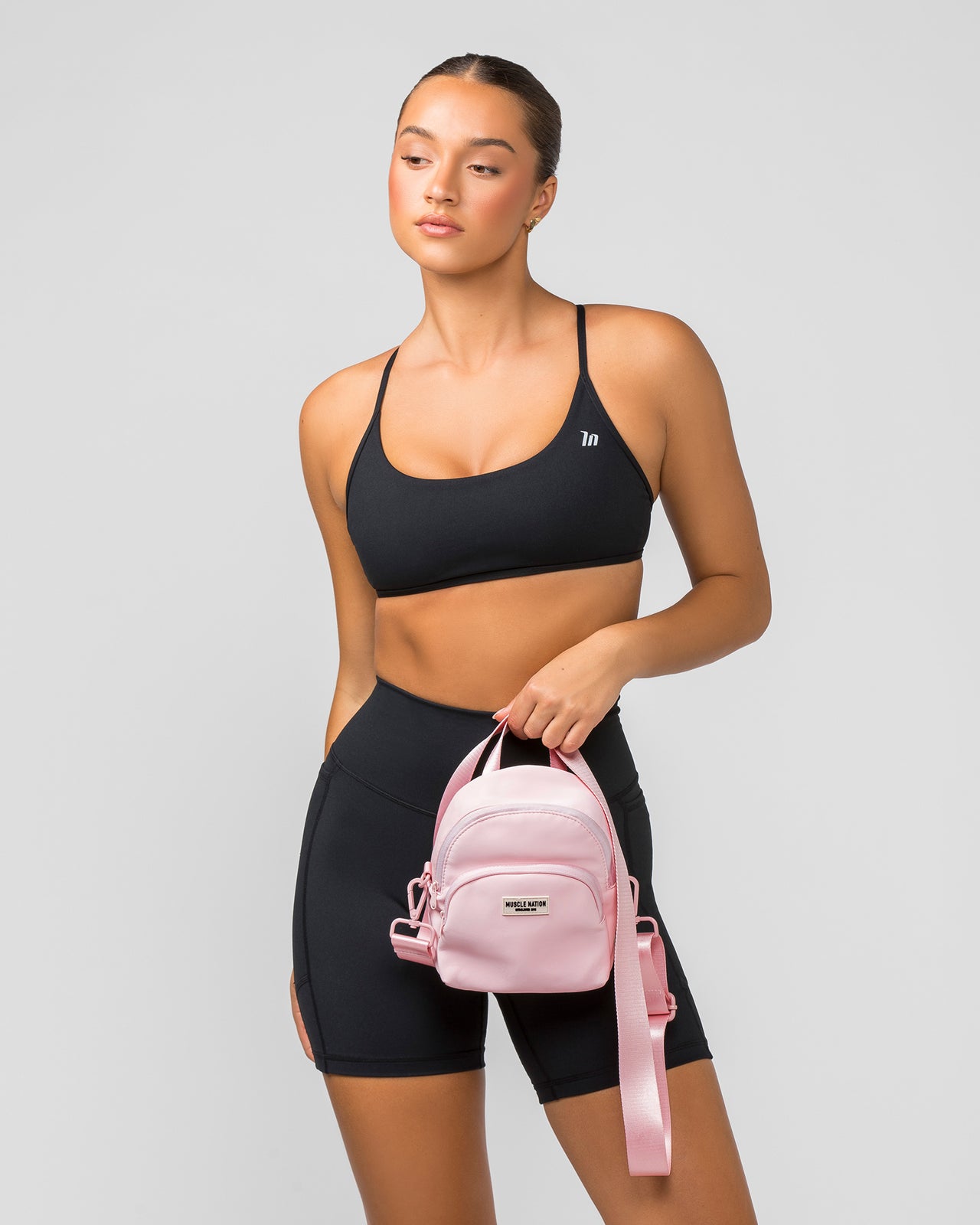 Mini Side Bag - Pale Pink-Bags-ONE-AC112330PALPNK-One Size-MNAPPRL28490-4-Muscle Nation