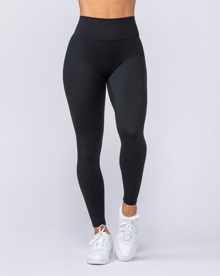 Instinct Scrunch Ankle Length Leggings - Black-Leggings-XXS-112459BLK-XXS-MNAPPRL33820-2-Muscle Nation