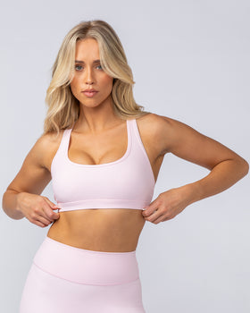 Drew Rib Bra - Baby Pink