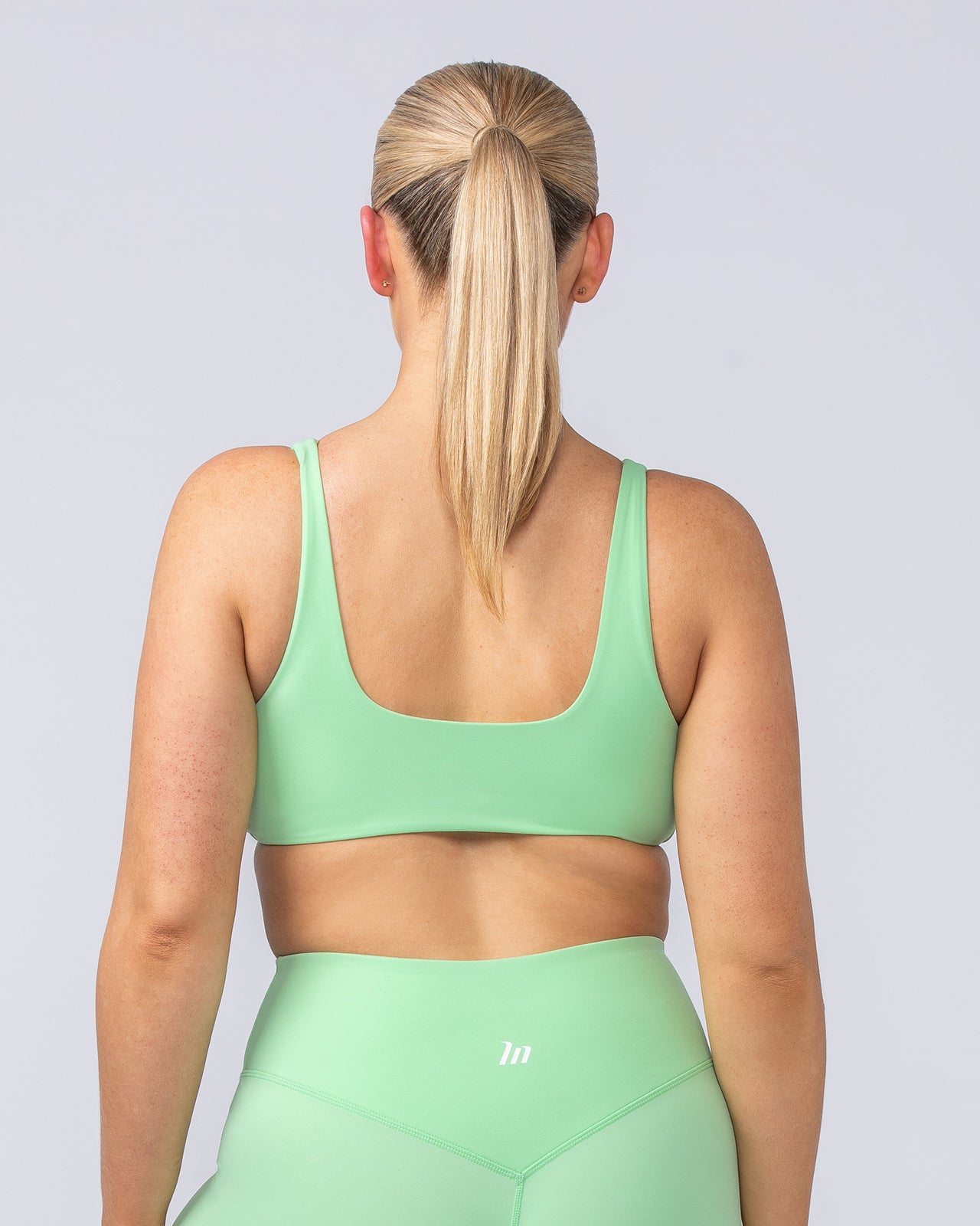 Embody Bralette Lime Splice - Muscle Nation women's bralette, view 4