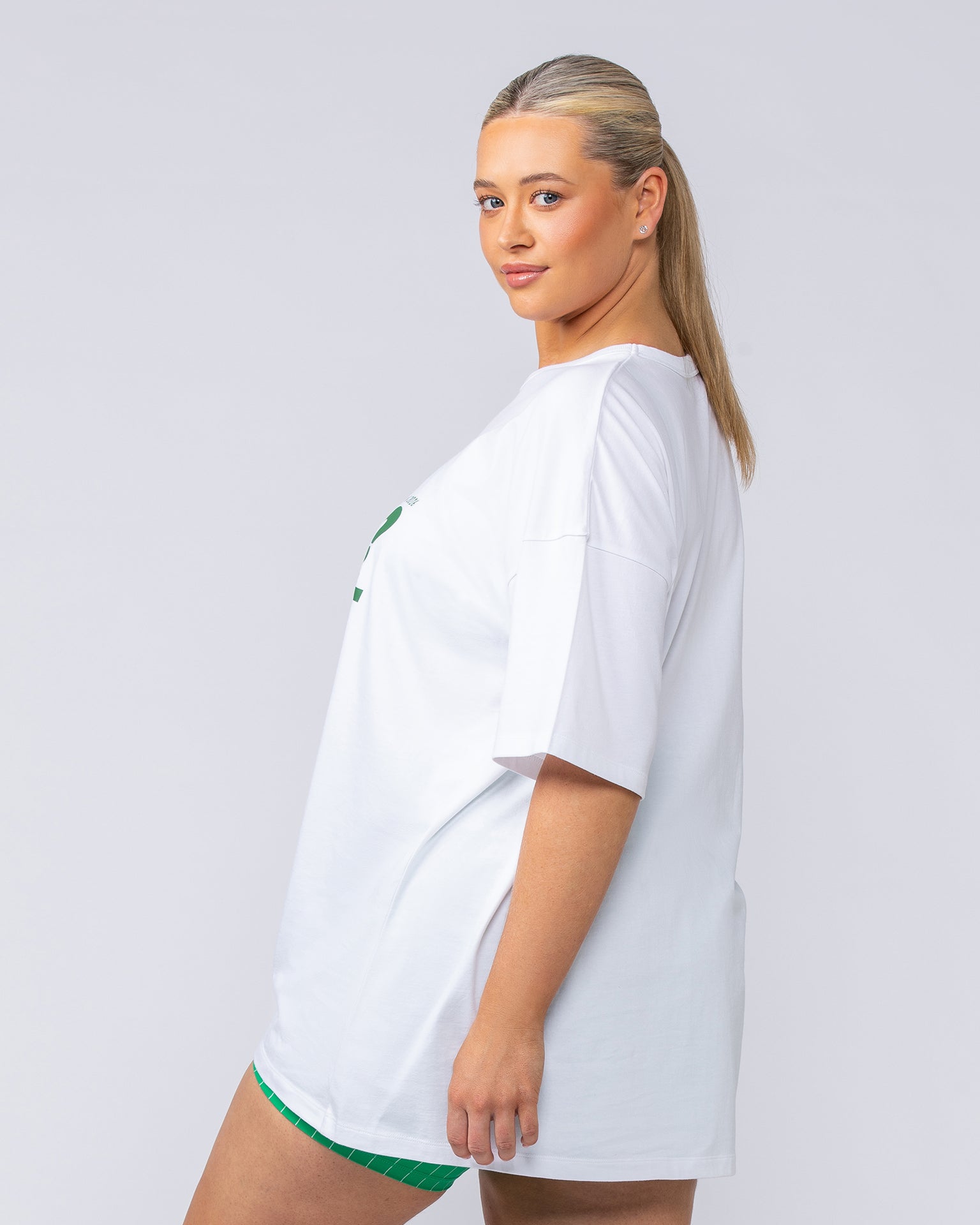 Womens Pizza This Oversized Tee - White-T-Shirts-XXS-1124188WHT-XXS-MNAPPRL34694-4-Muscle Nation