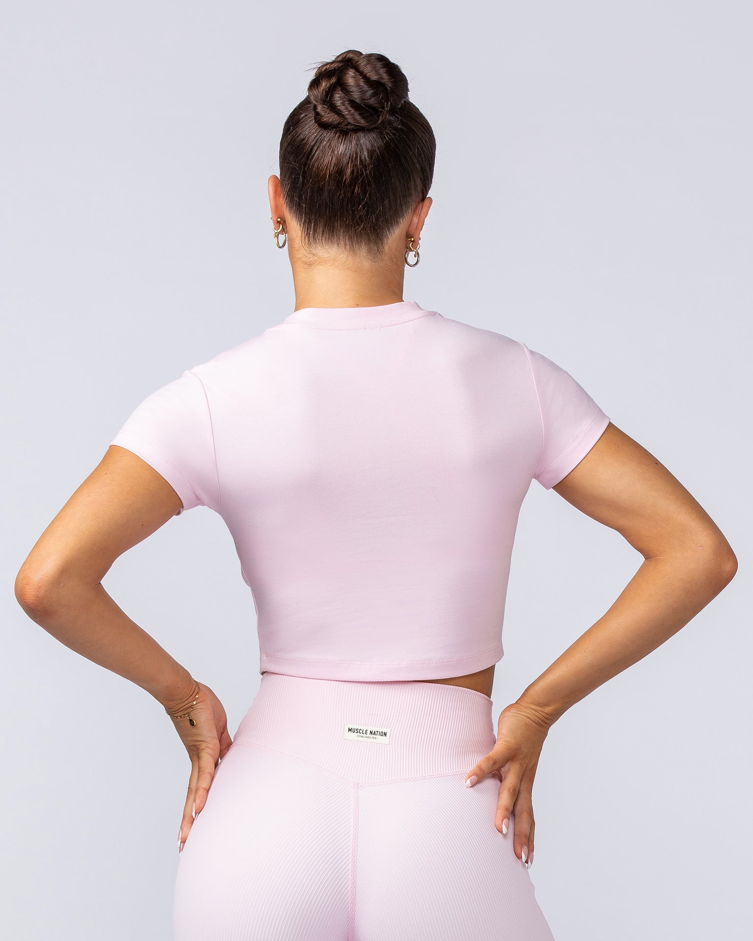 I'm The Problem Baby Tee - Baby Pink-T-Shirts-XXS-1124198BPNK-XXS-MNAPPRL34766-6-Muscle Nation