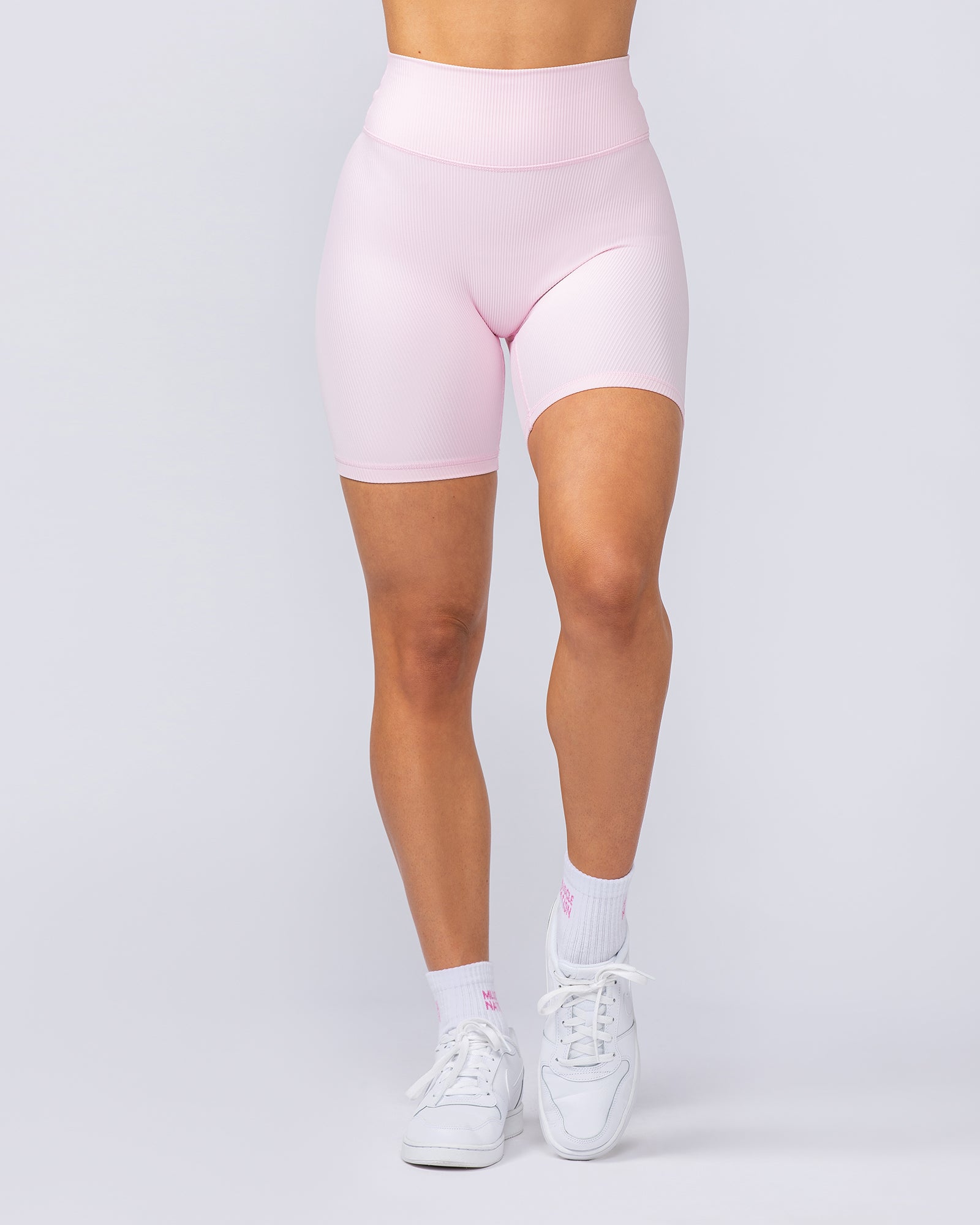 Baby pink bike shorts online