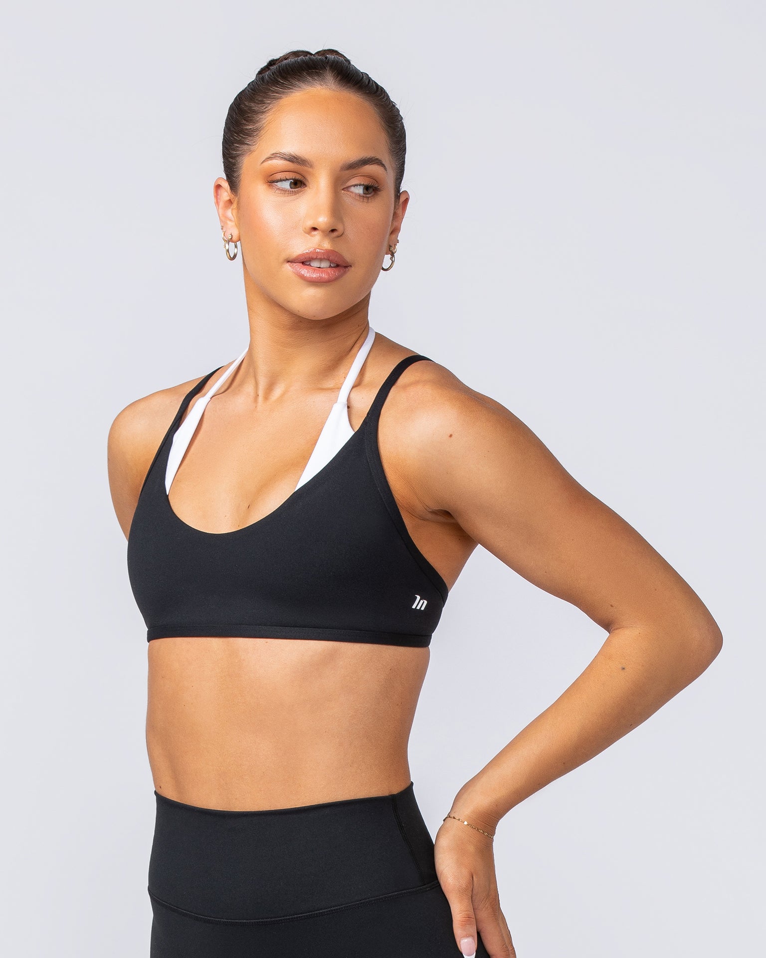 Stellar Bralette - Black-Bralettes-XXS-112455BLK-XXS-MNAPPRL33748-3-Muscle Nation