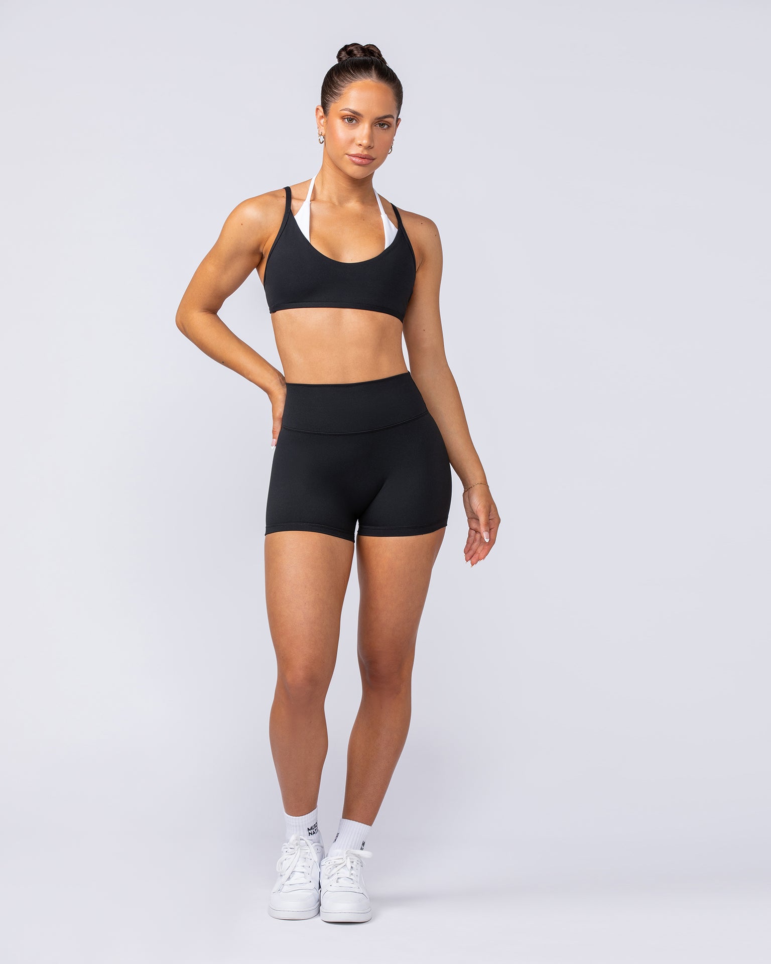 Stellar Bralette - Black-Bralettes-XXS-112455BLK-XXS-MNAPPRL33748-5-Muscle Nation