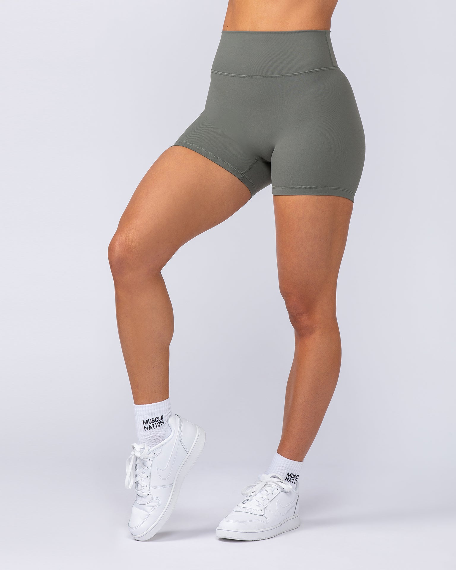 Instinct Scrunch Midway Shorts - Ivy-Shorts-XXS-112457IVY-XXS-MNAPPRL33802-3-Muscle Nation