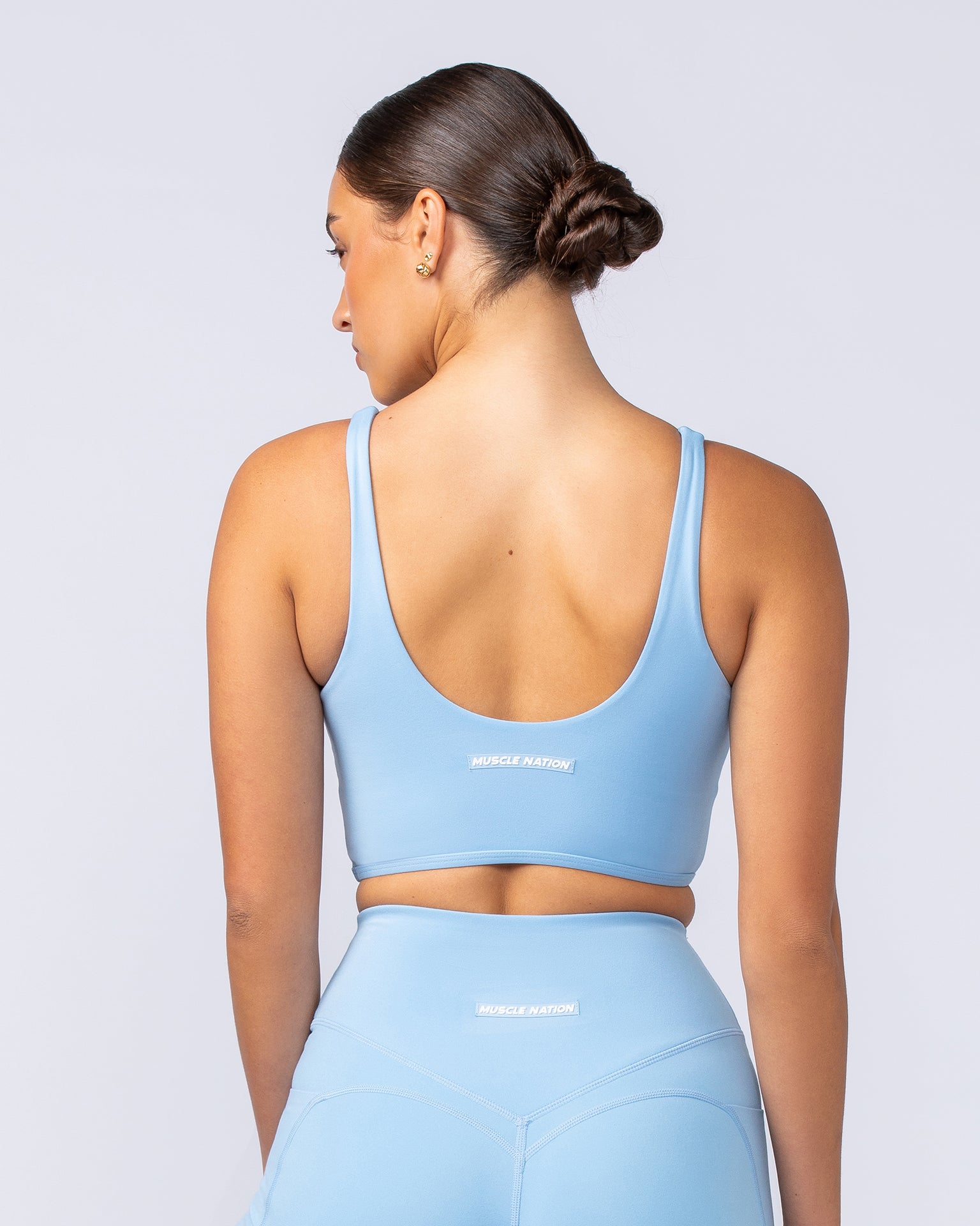 Limitless Longline Bra - Pacific Blue-Sports Bras-XXS-112401PACBLU-XXS-MNAPPRL32794-4-Muscle Nation