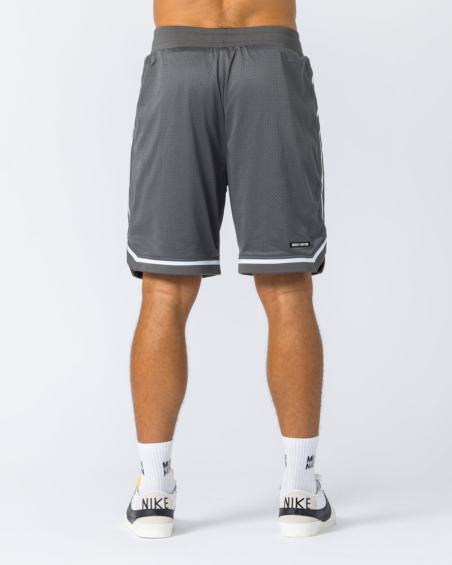 Mens 8" Basketball Shorts - Tornado-Shorts-S-042366TRNDO-S-MNAPPRL22403-5-Muscle Nation