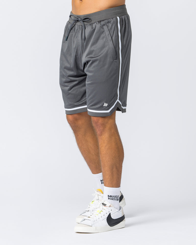 Mens 8" Basketball Shorts - Tornado