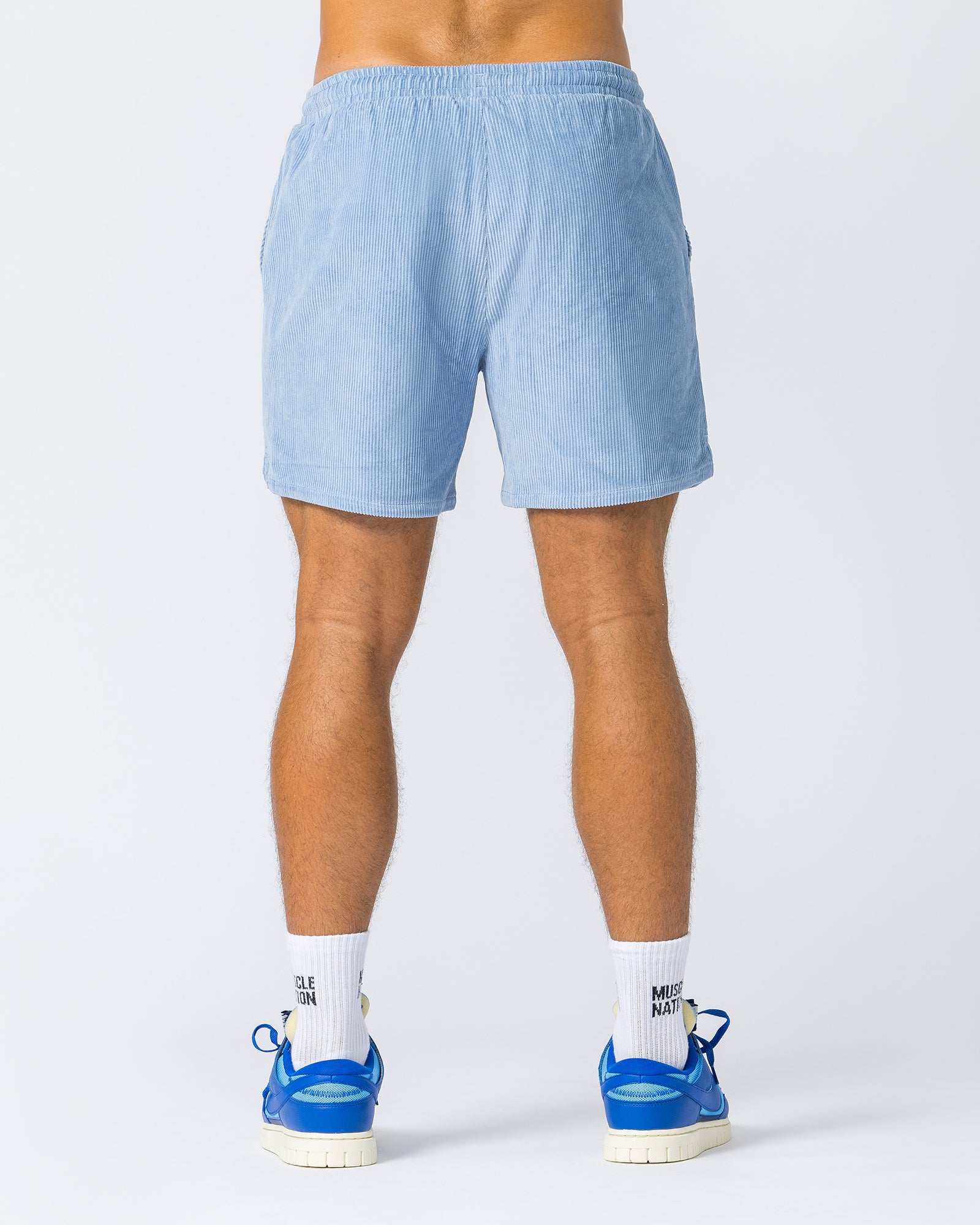 Daily Corduroy Shorts - Sky Blue