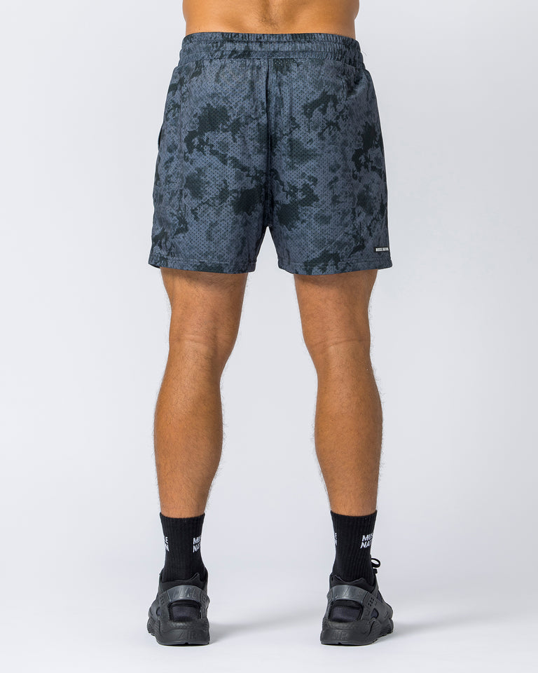 Lay Up 3.5" Shorts - Grey Sky High Print