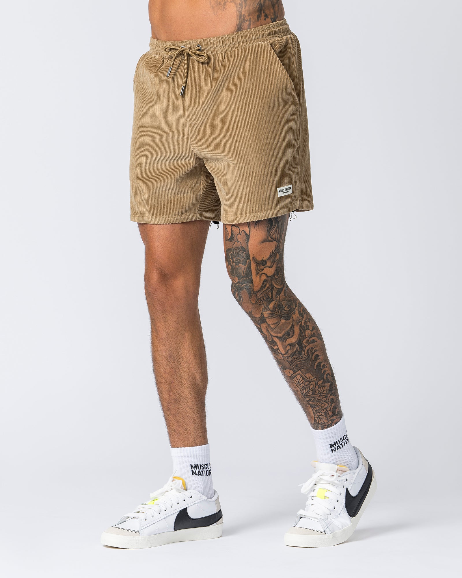 Daily Corduroy Shorts - Beige