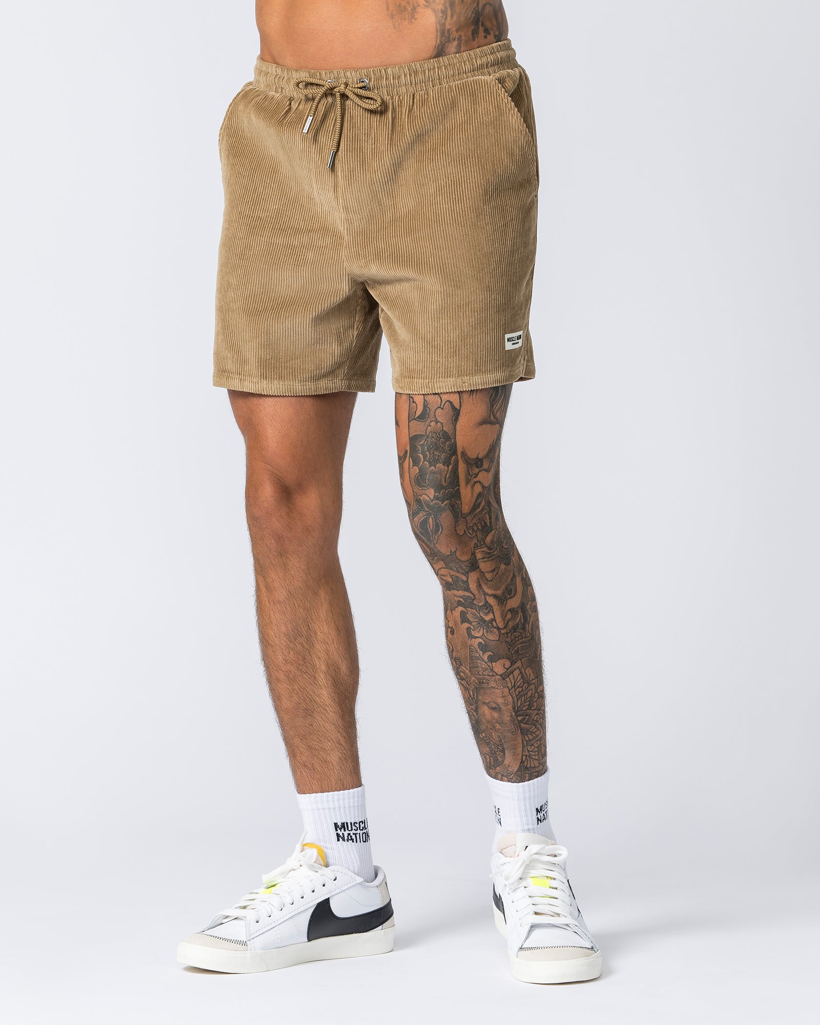 Daily Corduroy Shorts - Beige