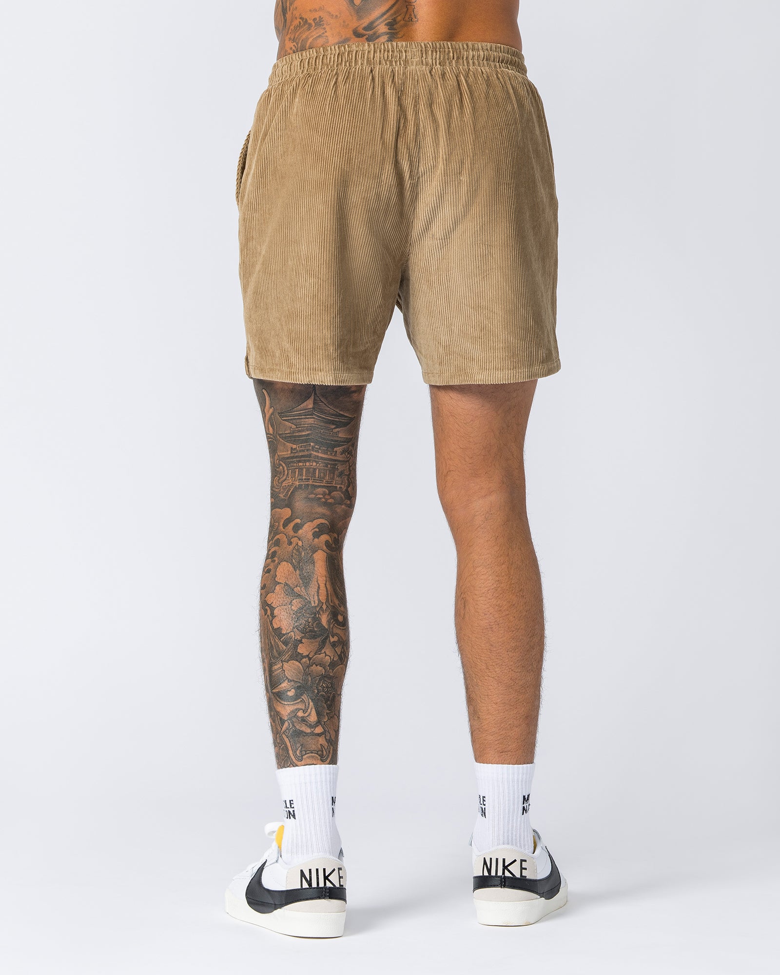 Daily Corduroy Shorts - Beige