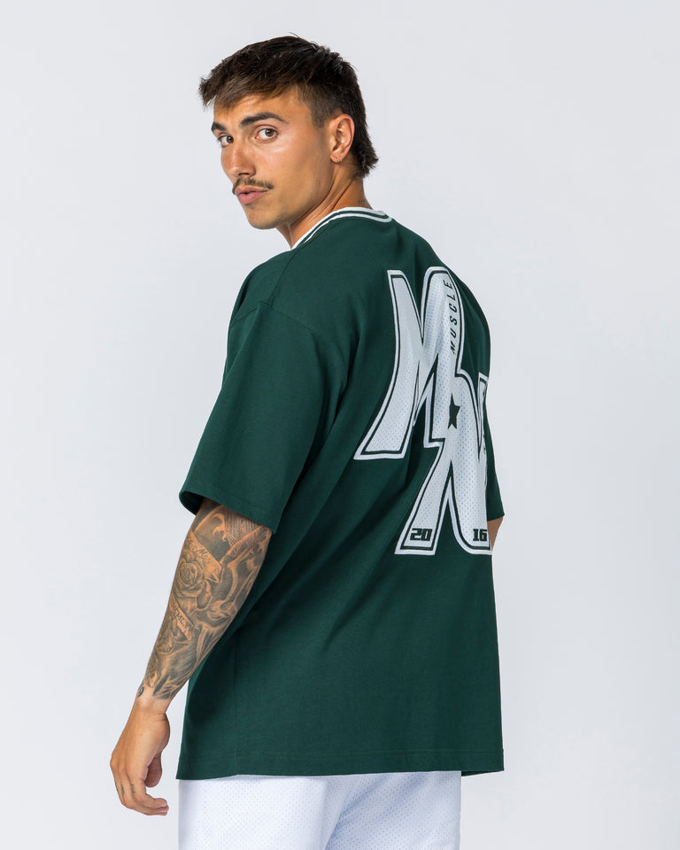 Throwback Oversized Tee - Sporting Green