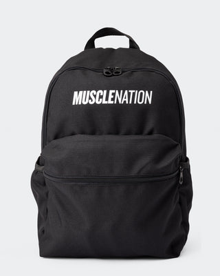 Muscle Nation Backpack - Black-Accessories-Black-ACC1124177BLK-ONE-MNAPPRL32734-1-Muscle Nation