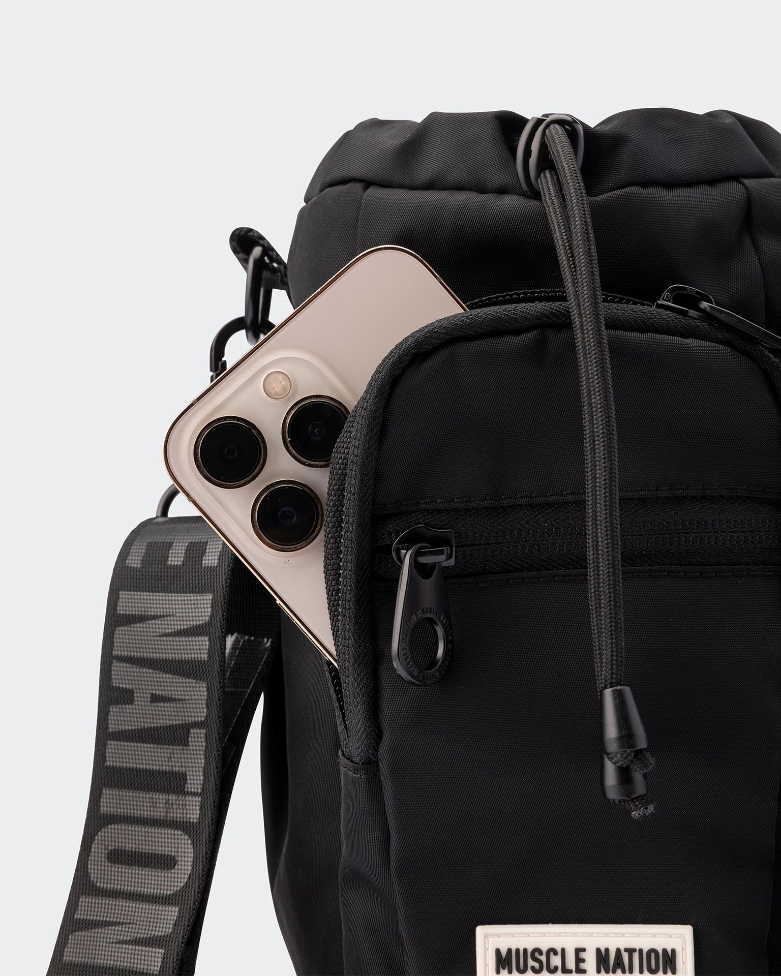 Bottle Bag - Black-Accessories-Black-ACC1124181BLK-ONE-MNAPPRL32738-5-Muscle Nation