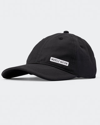 MN Active Cap - Black-Accessories-Black (White logo)-ACC1124175BLKWHTLG-ONE-MNAPPRL32753-1-Muscle Nation