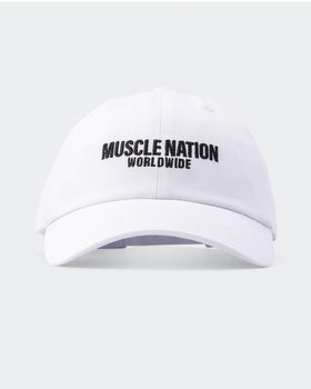 Worldwide Dad Cap - White