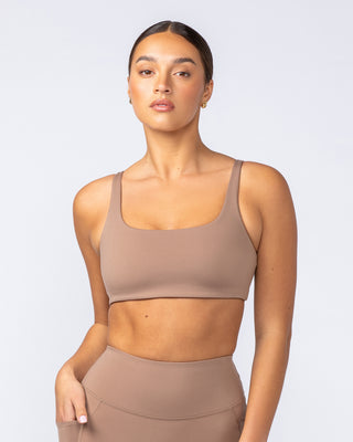 Fundamental Bra - Cinnamon-Sports Bras-XXS-112410CINN-XXS-MNAPPRL33001-1-Muscle Nation