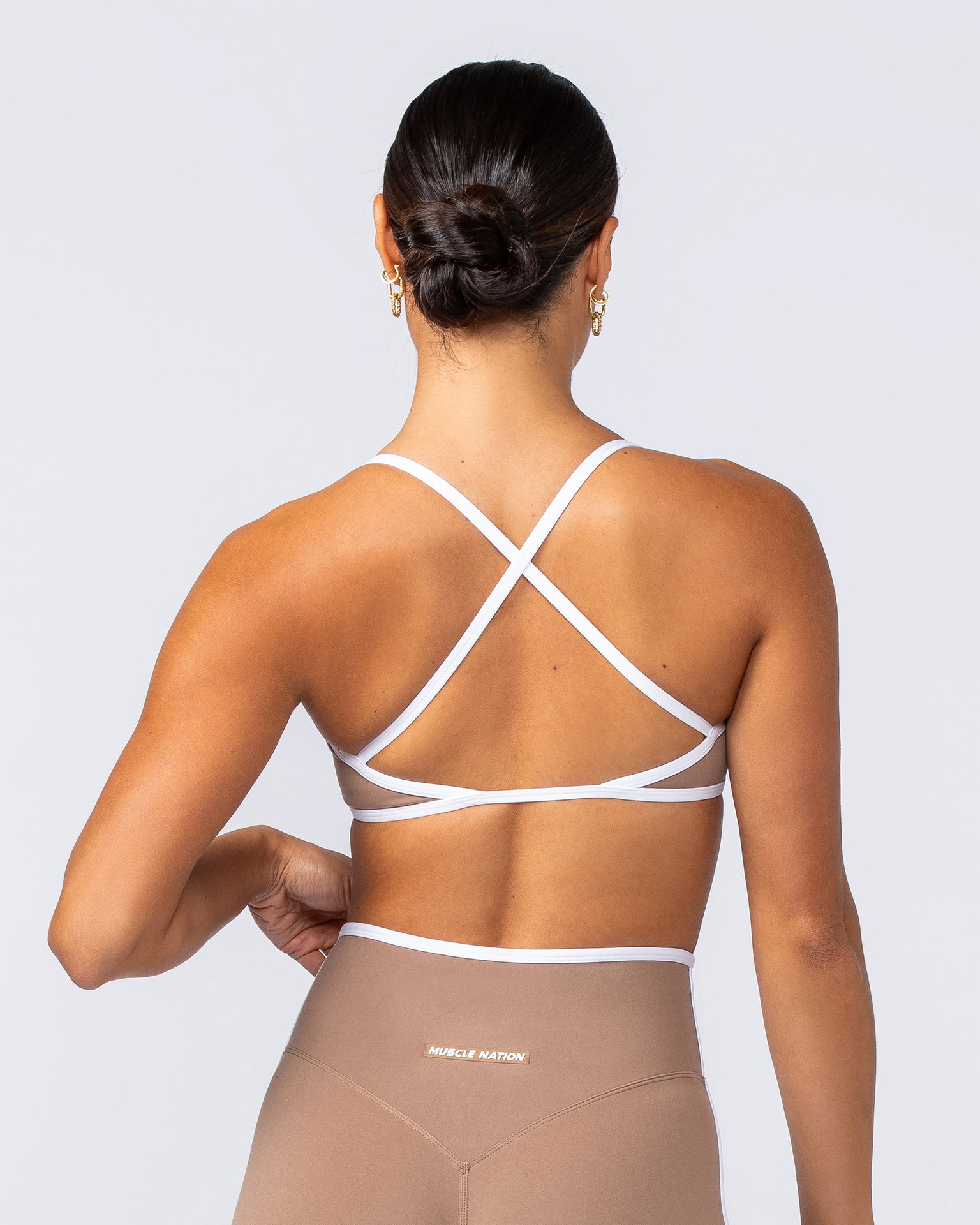 Goddess Bralette - Cinnamon-Bralettes-XXS-112413CINN-XXS-MNAPPRL33046-4-Muscle Nation
