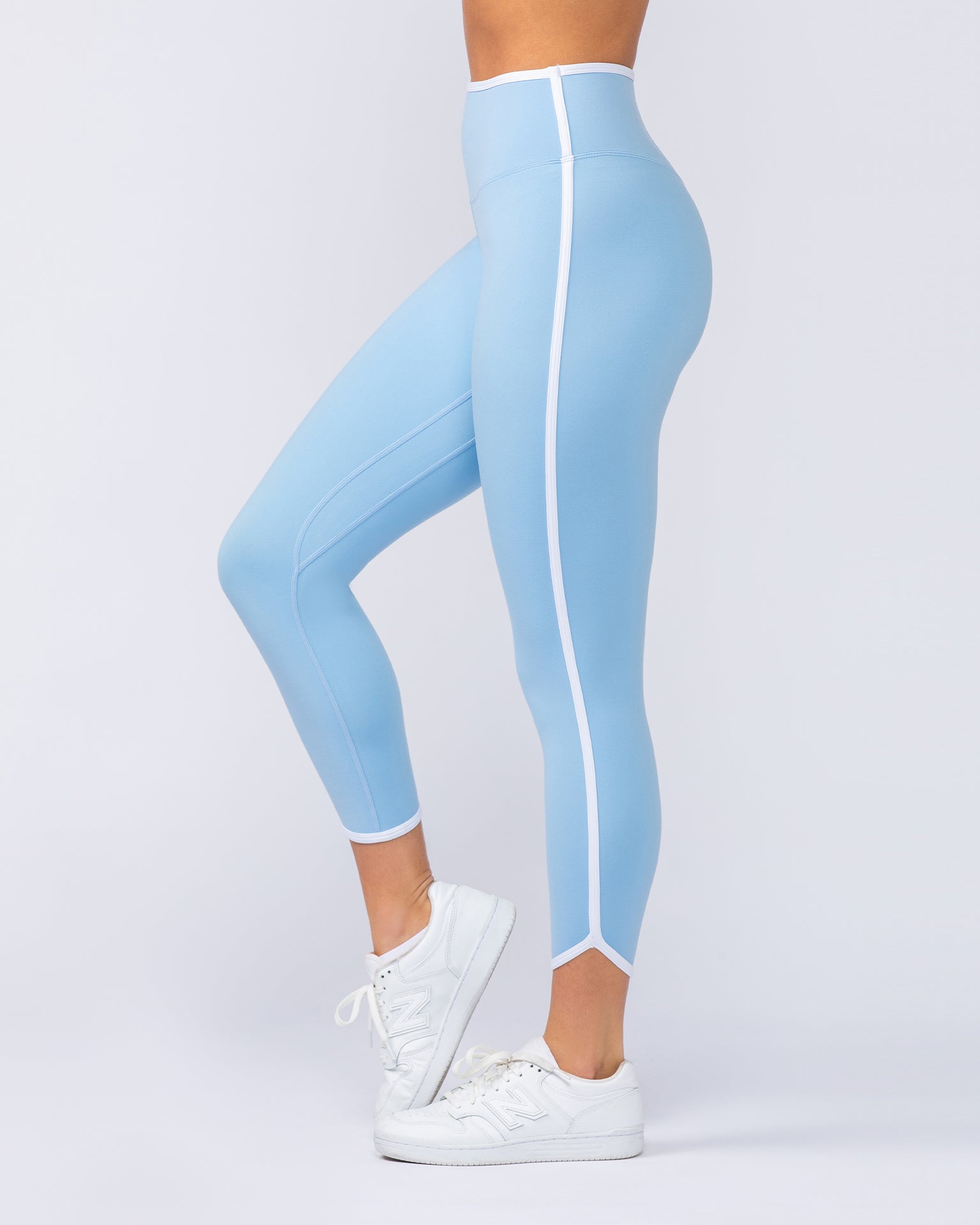 Retro Everyday Leggings - Pacific Blue-Leggings-XXS-1124210PACBLU-XXS-MNAPPRL33271-3-Muscle Nation