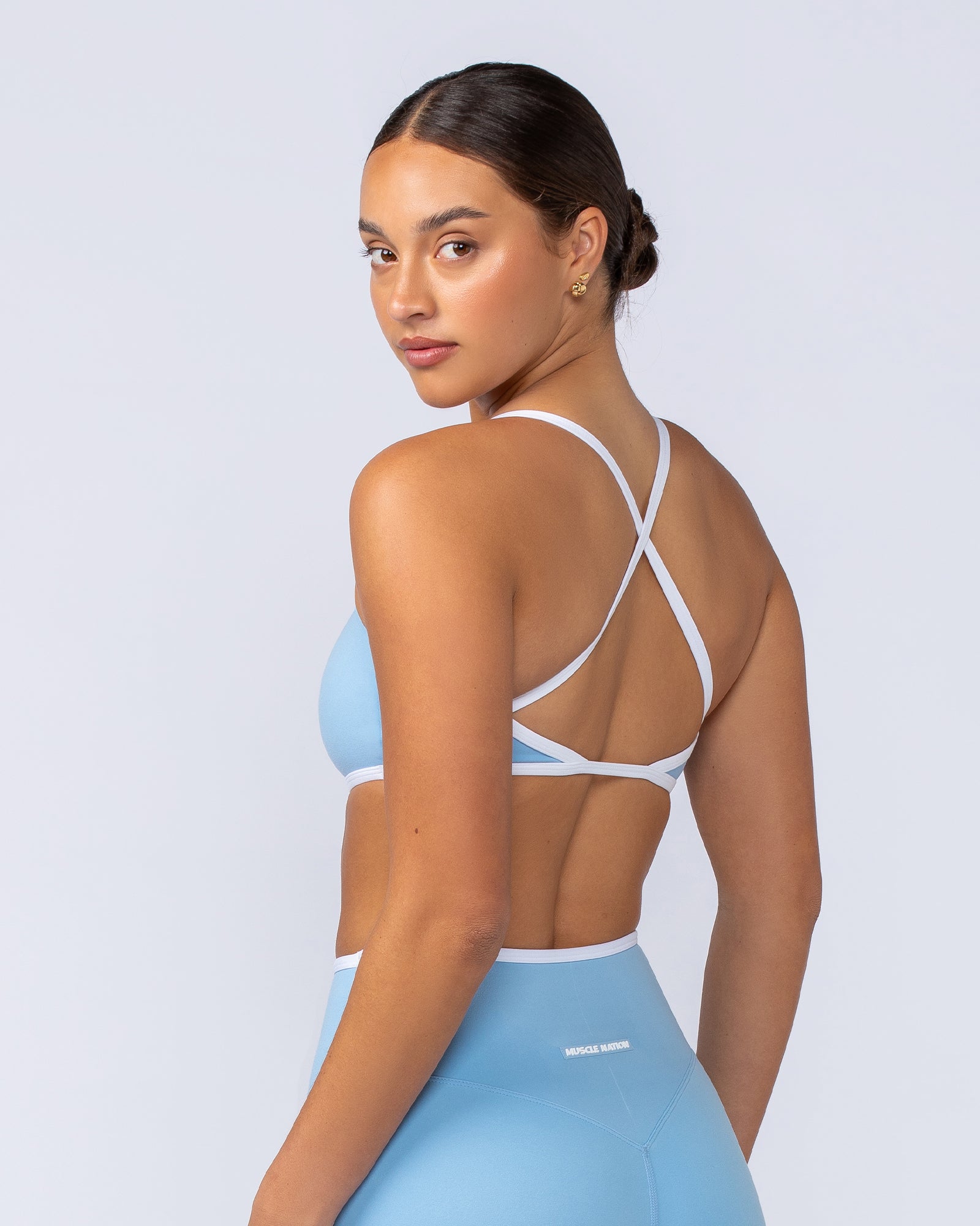 Goddess Bralette Pacific Blue - Muscle Nation women's bralette