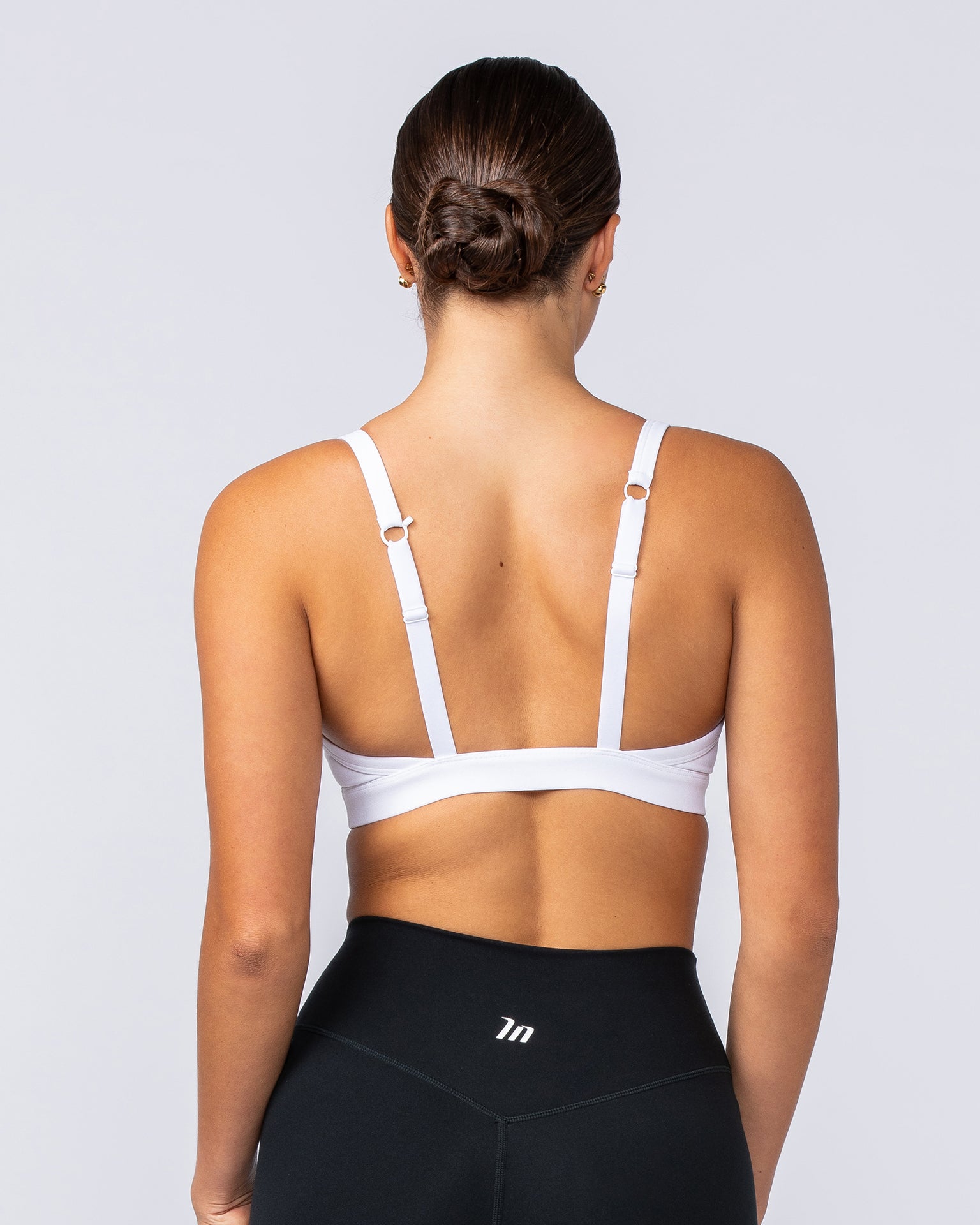 All Star Bra - White-Sports Bras-XXS-112450WHT-XXS-MNAPPRL33640-4-Muscle Nation
