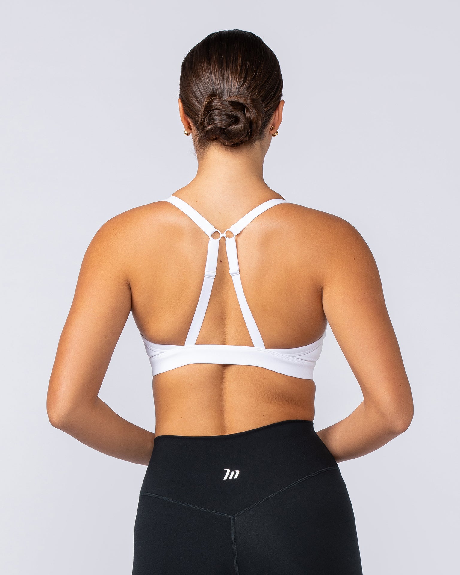 All Star Bra - White-Sports Bras-XXS-112450WHT-XXS-MNAPPRL33640-5-Muscle Nation