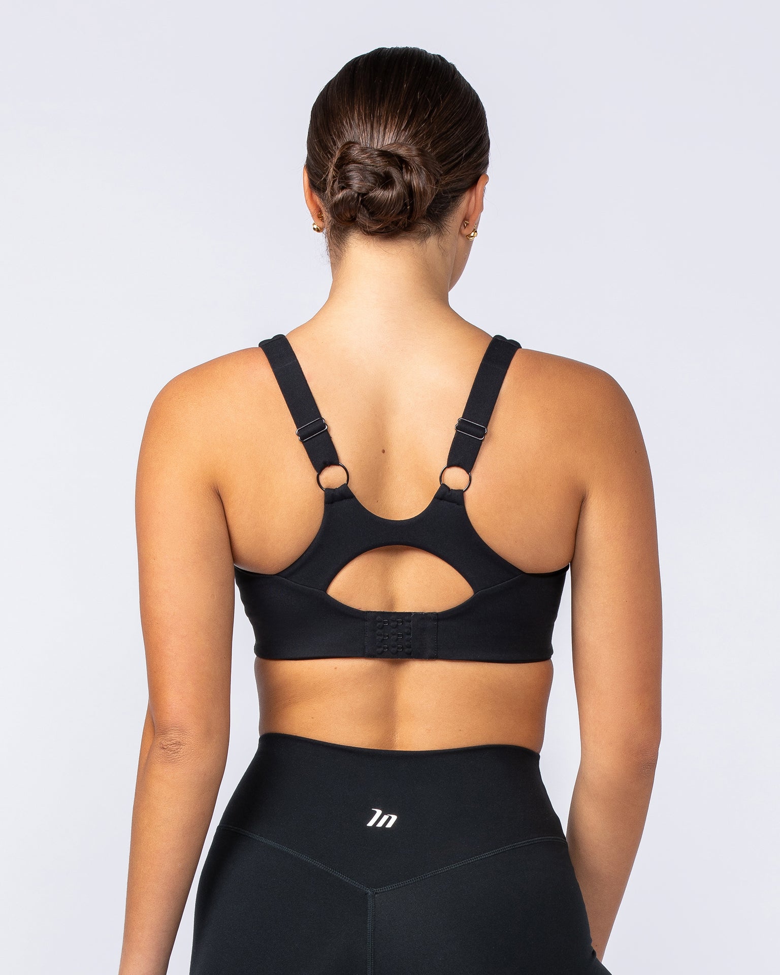 Core Bra - Black-Sports Bras-XXS-112438BLK-XXS-MNAPPRL33325-4-Muscle Nation