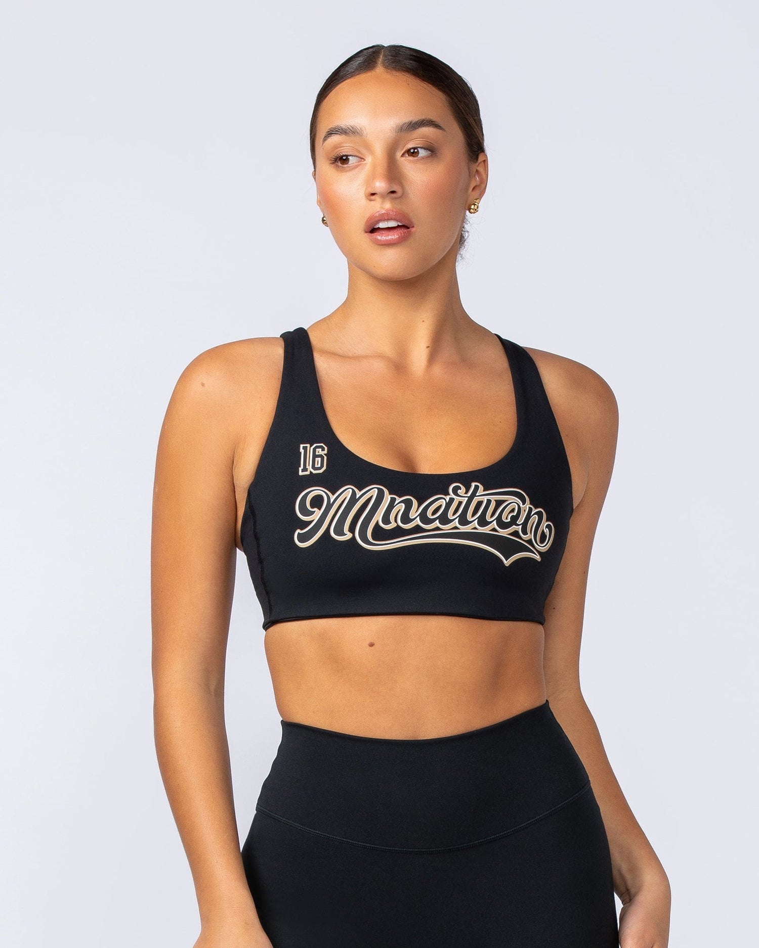 Core Bra Black - Muscle Nation women's sports bra