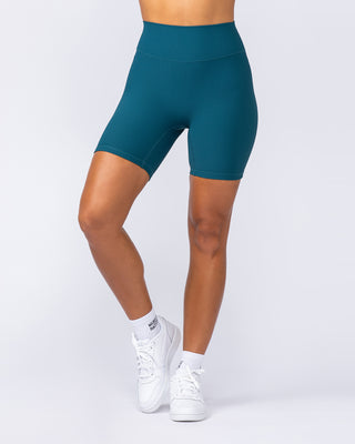 Zero Rise Rib Bike Shorts - Dark Marine-Shorts-XXS-112491DRKMRN-XXS-MNAPPRL33982-1-Muscle Nation