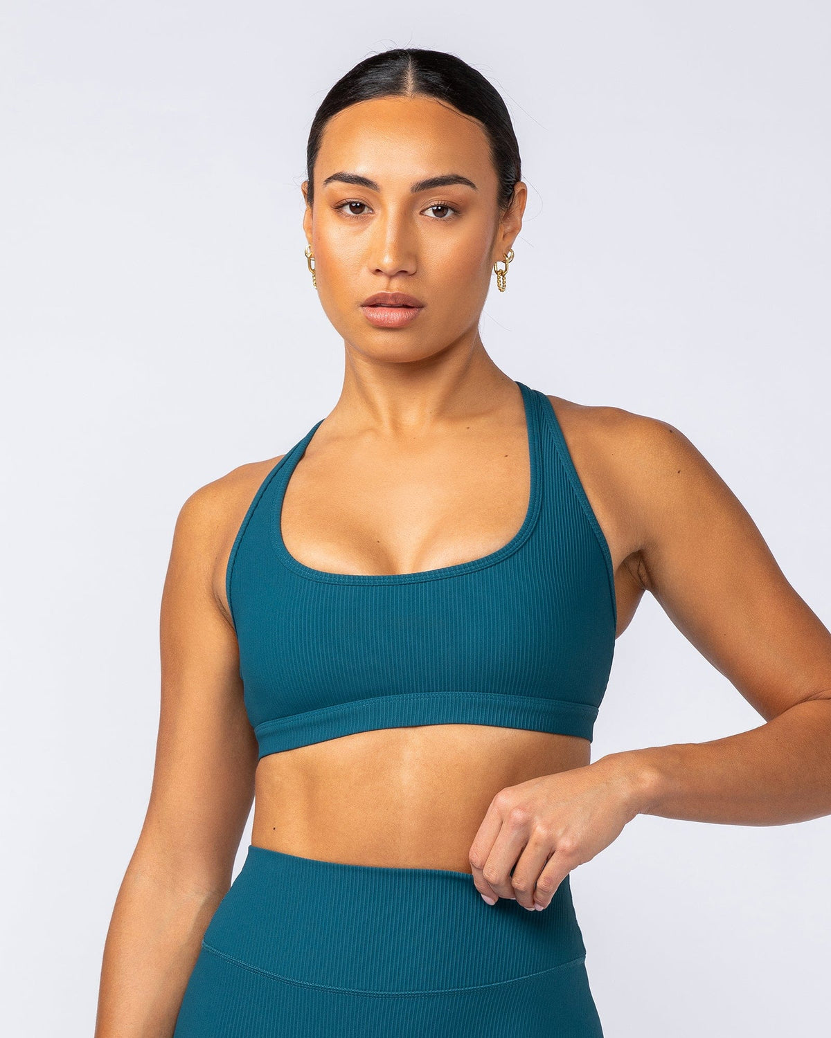 Drew Rib Bra Dark Marine