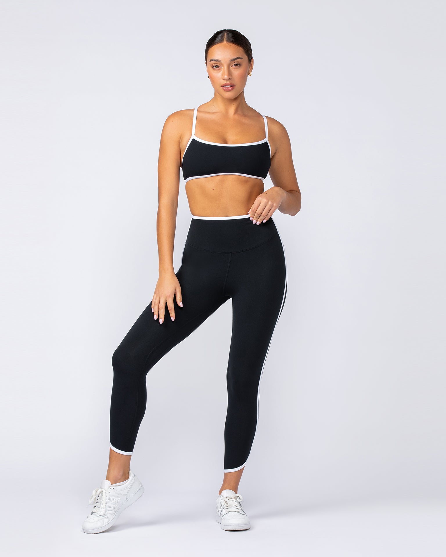 Goddess Bralette - Black-Bralettes-XXS-112413BLK-XXS-MNAPPRL33055-6-Muscle Nation