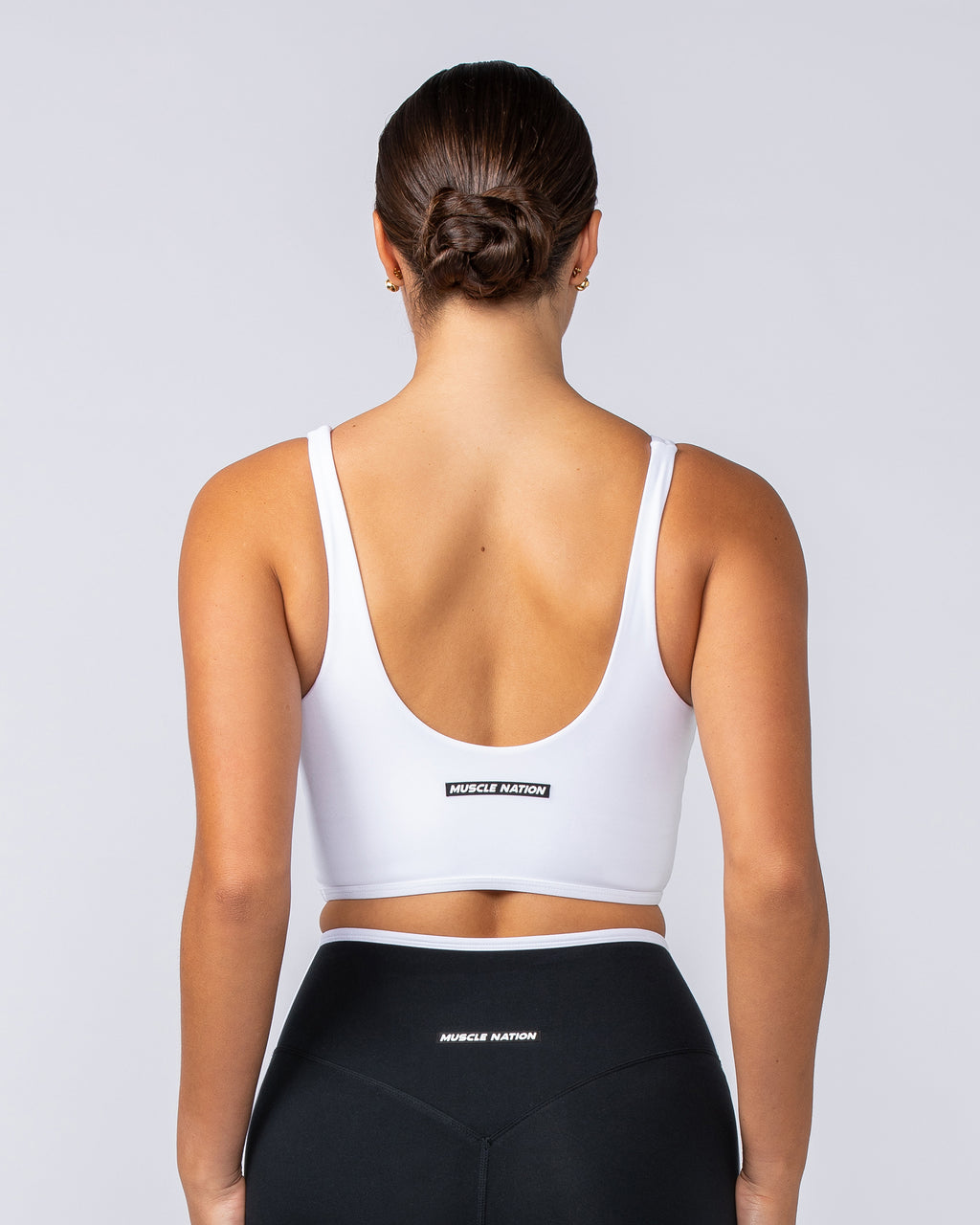 Limitless Longline Bra White Muscle Nation