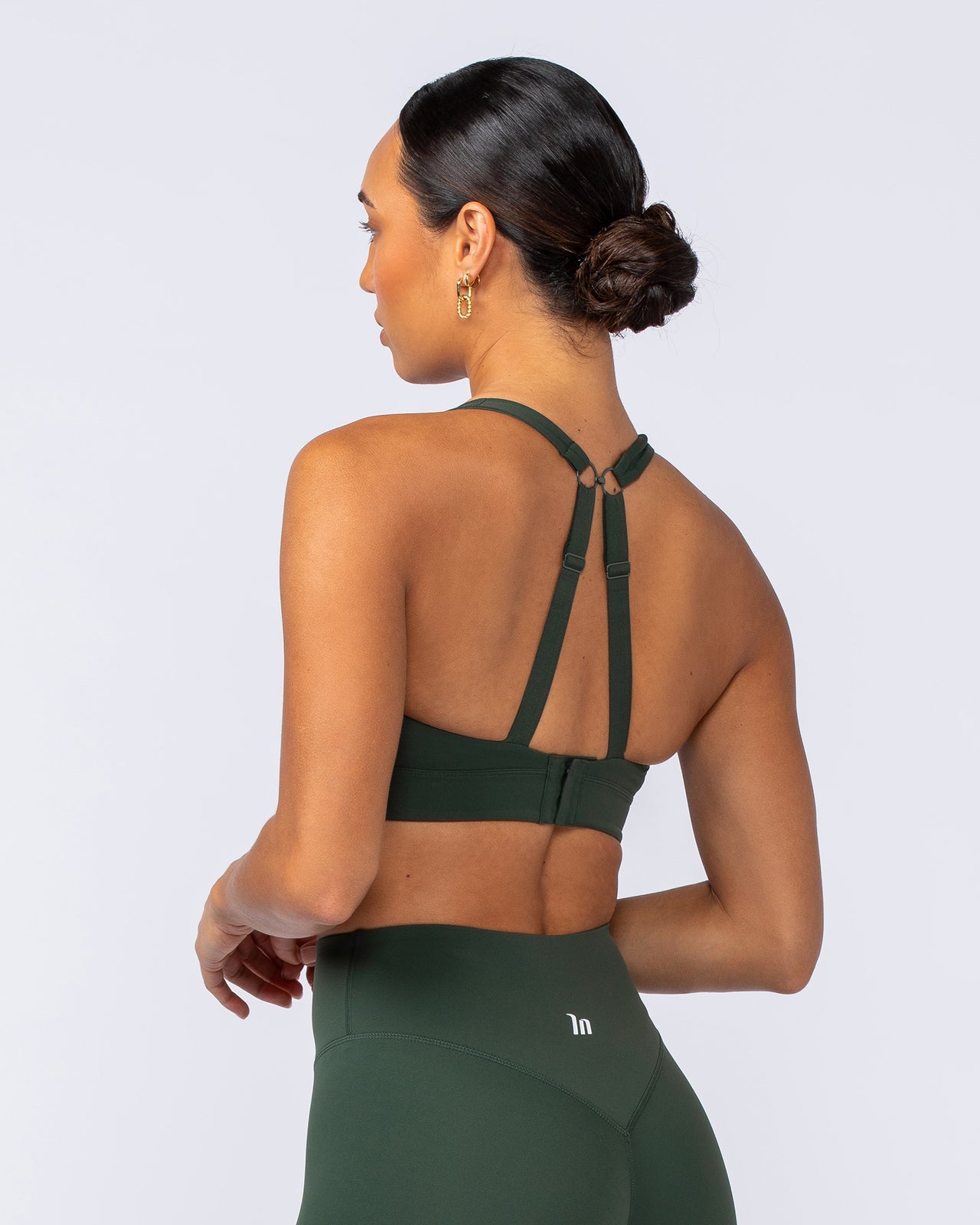 Unstoppable Bra - Dark Olive-Sports Bras-XXS-1124110DKOLV-XXS-MNAPPRL34288-2-Muscle Nation