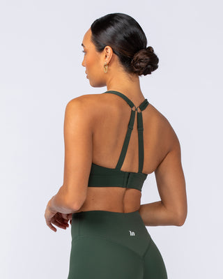 Unstoppable Bra - Dark Olive-Sports Bras-XXS-1124110DKOLV-XXS-MNAPPRL34288-2-Muscle Nation