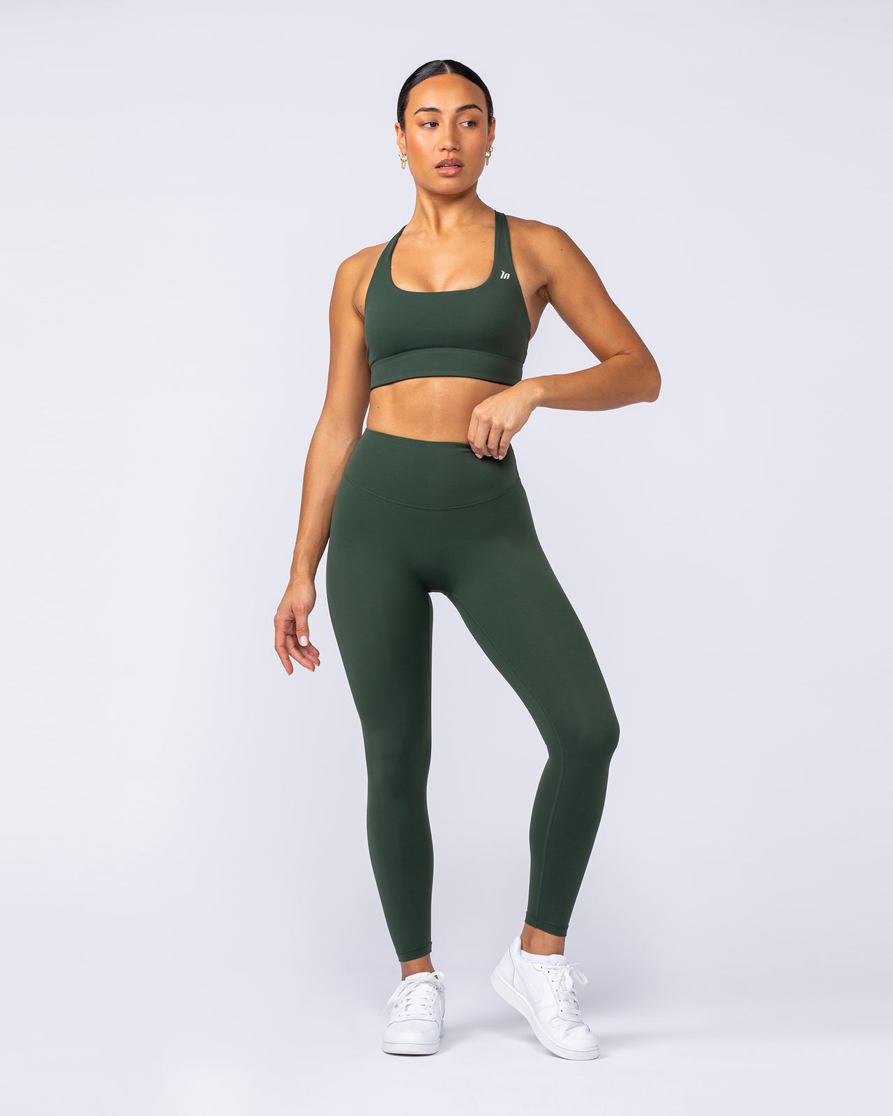 Unstoppable Bra - Dark Olive-Sports Bras-XXS-1124110DKOLV-XXS-MNAPPRL34288-6-Muscle Nation