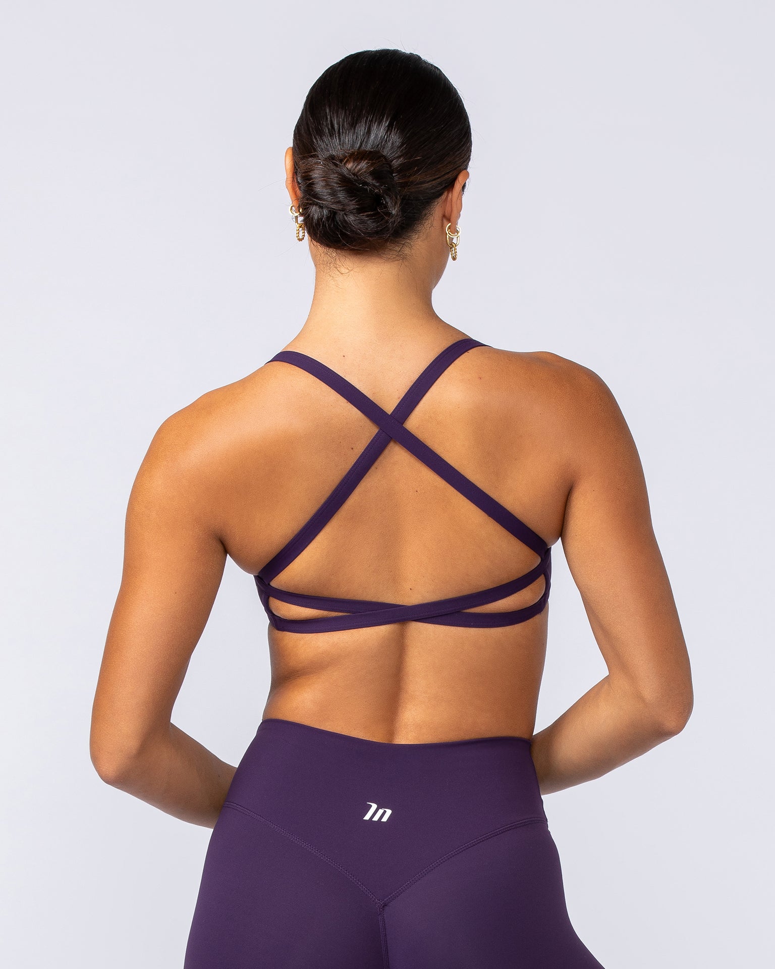 Freedom Bralette - Dark Purple-Bralettes-XXS-1124108DRKPUR-XXS-MNAPPRL34135-4-Muscle Nation
