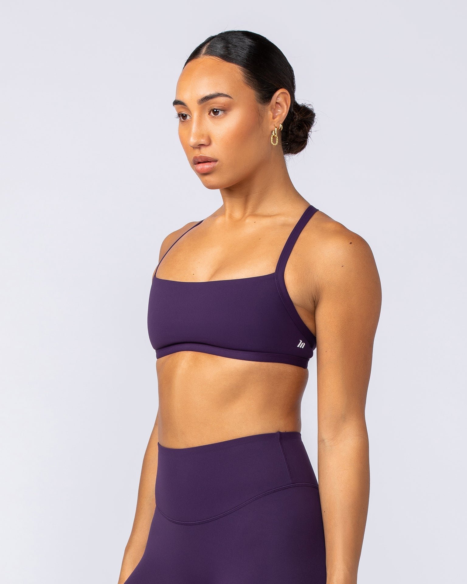 Freedom Bralette - Dark Purple-Bralettes-XXS-1124108DRKPUR-XXS-MNAPPRL34135-1-Muscle Nation