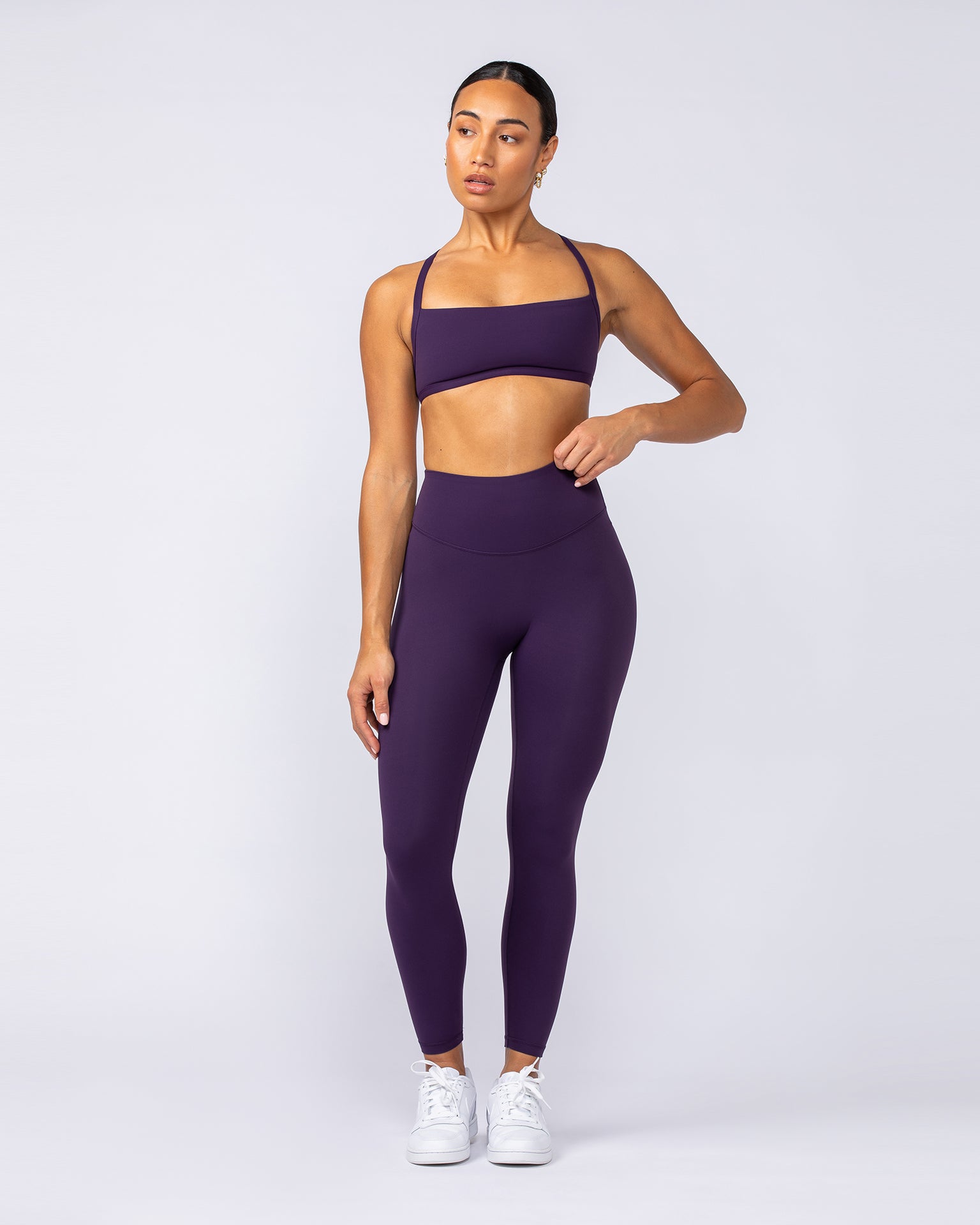 Freedom Bralette - Dark Purple-Bralettes-XXS-1124108DRKPUR-XXS-MNAPPRL34135-5-Muscle Nation