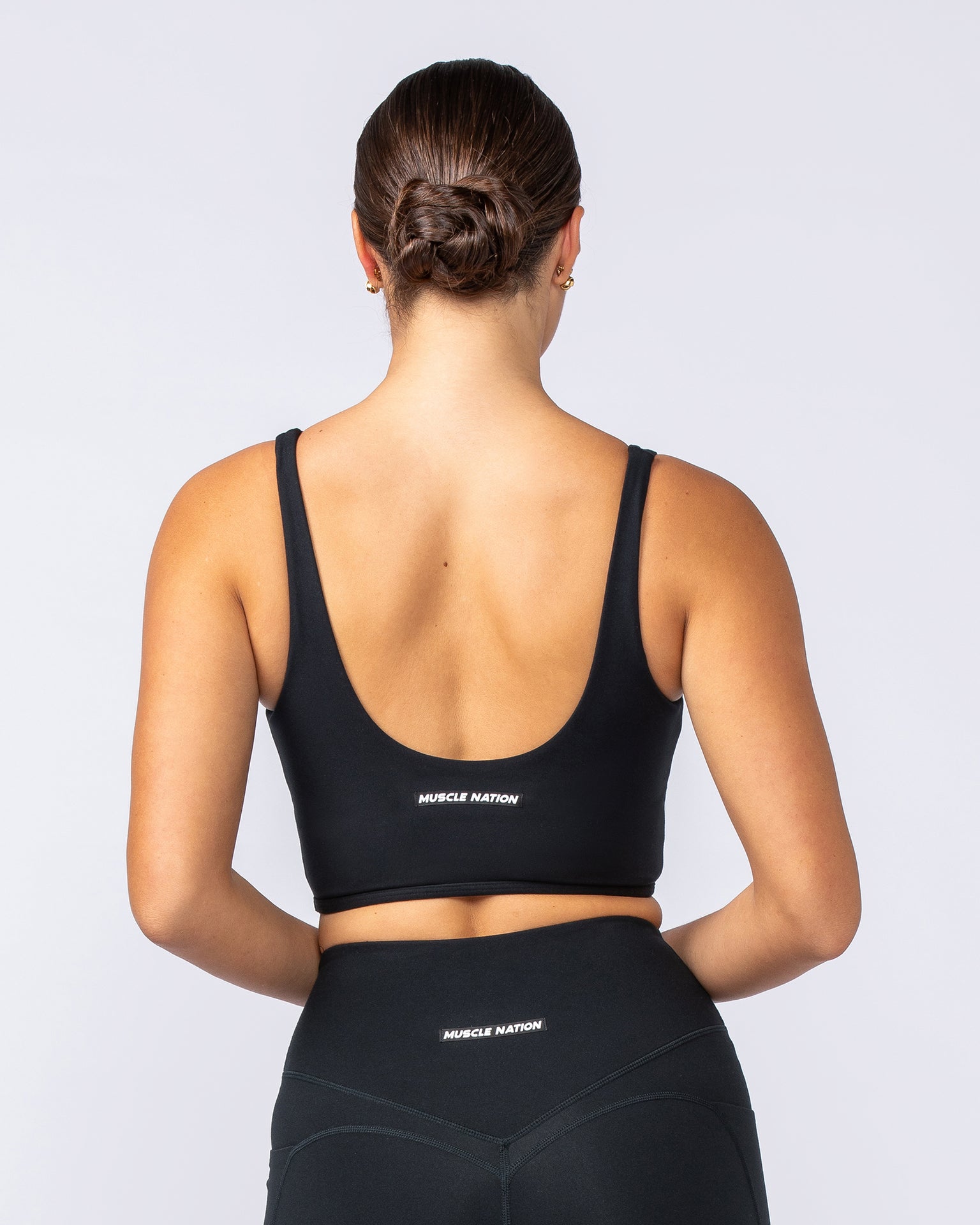 Limitless Longline Bra - Black-Sports Bras-XXS-112401BLK-XXS-MNAPPRL32776-5-Muscle Nation